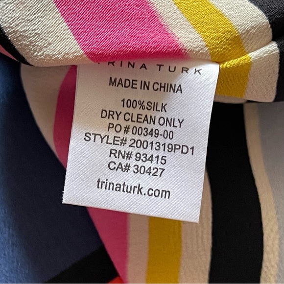 NWT TRINA TURK Theodora Dress Size XS/S - Picture 14 of 14